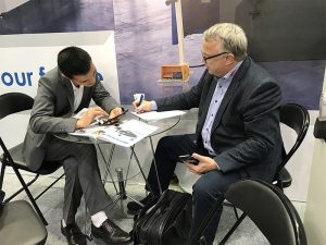 Аццурл је учествовао на сајму у Хановеру у Немачкој у 2017. години